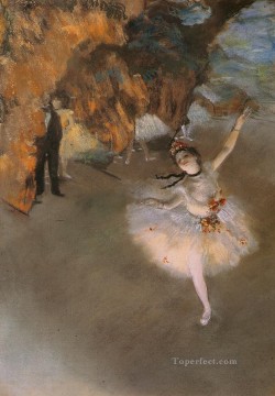 LEtoile 1878 Impressionism ballet dancer Edgar Degas Oil Paintings